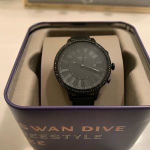 Fossil Black Hybrid Watch
